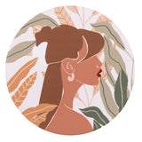 TUSCAN SUN SIDE PROFILE CERAMIC COASTER