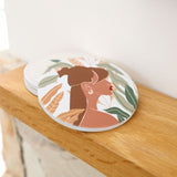 TUSCAN SUN SIDE PROFILE CERAMIC COASTER