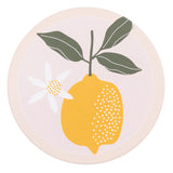TUSCAN SUN SINGLE LEMON CERAMIC COASTER