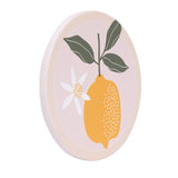 TUSCAN SUN SINGLE LEMON CERAMIC COASTER