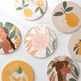 TUSCAN SUN HOME CERAMIC COASTER