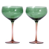 TUSCAN SUN COCKTAIL GLASSES S/2
