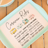 CARAVAN BAMBOO MELAMINE SERVING TRAY