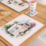 CARAVAN PLACEMATS SET OF 4
