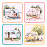 CARAVAN COASTERS SET OF 4