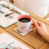 CARAVAN FUELLED BY COFFEE MUG