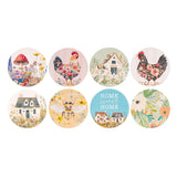 COTTAGE GROVE HEN CERAMIC COASTER