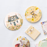COTTAGE GROVE LIGHT COTTAGE CERAMIC COASTER
