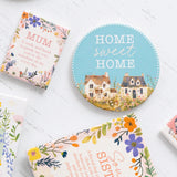 COTTAGE GROVE HOME SWEET HOME CERAMIC COASTER