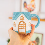COTTAGE GROVE BLUE HOUSE MUG