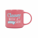 CHEEKY CLASSY SAVAGE MUG