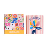 BILLIE GIRL CERAMIC PLANTER