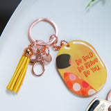 BILLIE BE BOLD KEYCHAIN