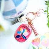 BILLIE FEARLESS HEARTS KEYCHAIN 