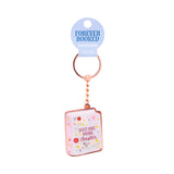 FOREVER BOOKED ONE MORE CHAPTER KEYCHAIN