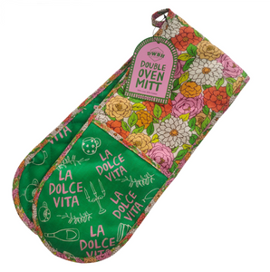 DOUBLE OVEN MITT LA DOLCE VITA