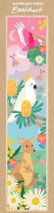 CW WOODEN BOOKMARK - GARDEN