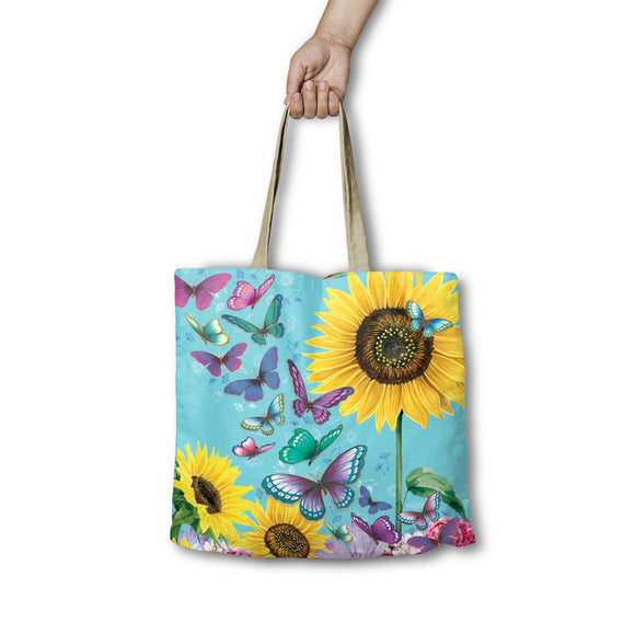 SHOPPING BAG - SUNNY BUTTERFLIES