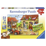 Rburg - Working on the Farm Puzzle 2x12pc