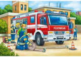 Rburg - Police and Firefighters Puzzle 2x12pc