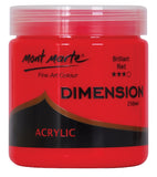 Brilliant Red Dimension Acrylic 250mls PMDA2510